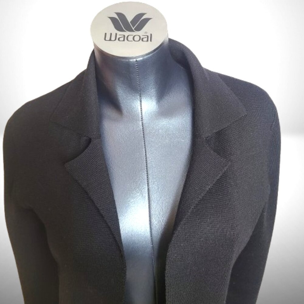 Marc Jacobs Black Knit Coatigan / Long Cardigan – Size 6 - Picture 3 of 13